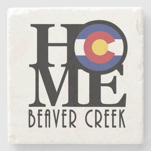 HOME Beaver Creek Stenen Onderzetter (Voorkant)