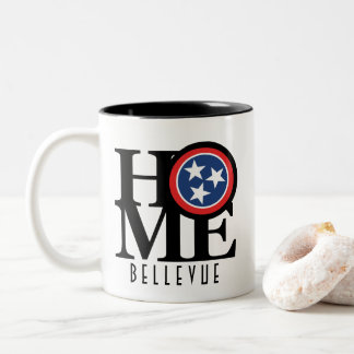 HOME Bellevue Tennessee 11oz Tweekleurige Koffiemok