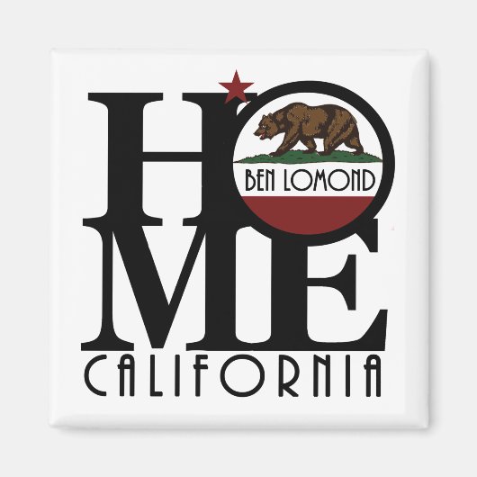 HOME Ben Lomond CA Magneet (Voorkant)
