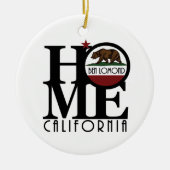 HOME Ben Lomond California Keramisch Ornament (Voorkant)