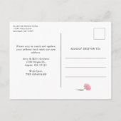 Home-beweging Aankondigingskaart (Achterkant)