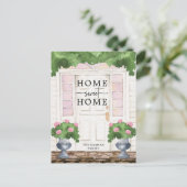 Home-beweging Aankondigingskaart (Staand voorkant)