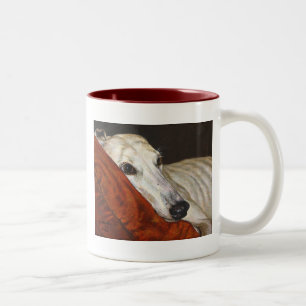 Home bij laatste greyhound Rescue Dog Mok Cup