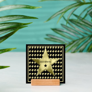 Home Bioscoop Star Custom Sign en Houder