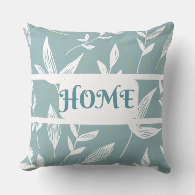 HOME Bloemen Kussen (Voorkant)