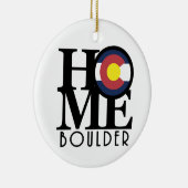 HOME Boulder Colorado Ornament (Rechts)