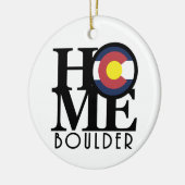 HOME Boulder Colorado Ornament (Links)