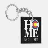 HOME Boulder Colorado Sleutelhanger (Voorkant Links)
