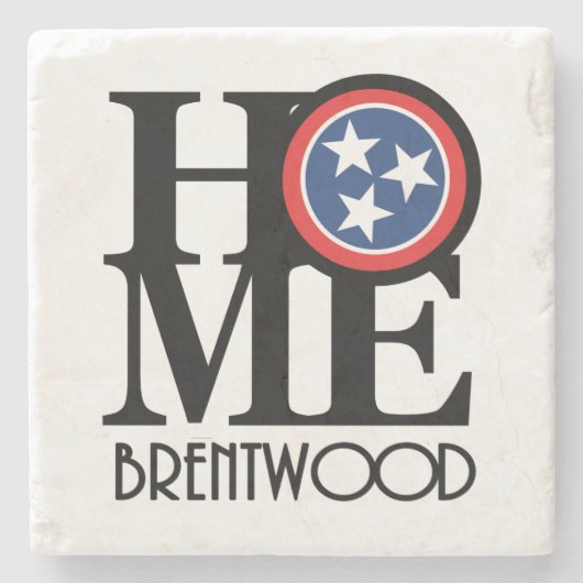 HOME Brentwood TN Stenen Onderzetter (Voorkant)