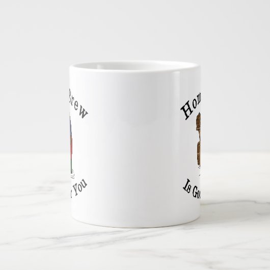 Home Brew is goed voor jou Extra Grote Mok (Voorkant)