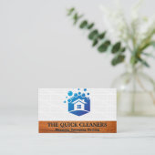 Home Bubbels Logo | reiniging Visitekaartje (Staand voorkant)