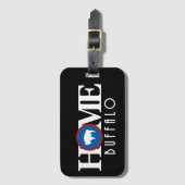 HOME Buffalo WY Bagagelabel (Voorkant (verticaal))
