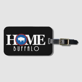 HOME Buffalo WY Bagagelabel