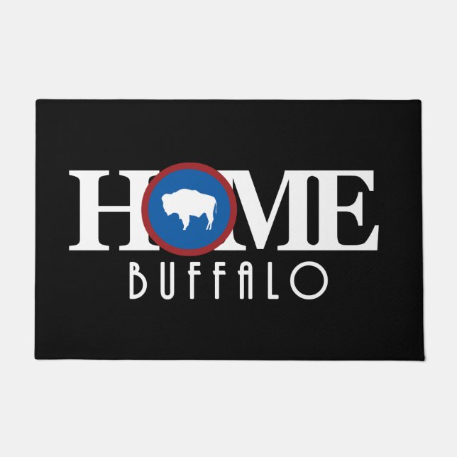 HOME Buffalo Wyoming Deurmat (Voorkant)