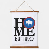 HOME Buffalo Wyoming Hangend Wandkleed (Voorkant)