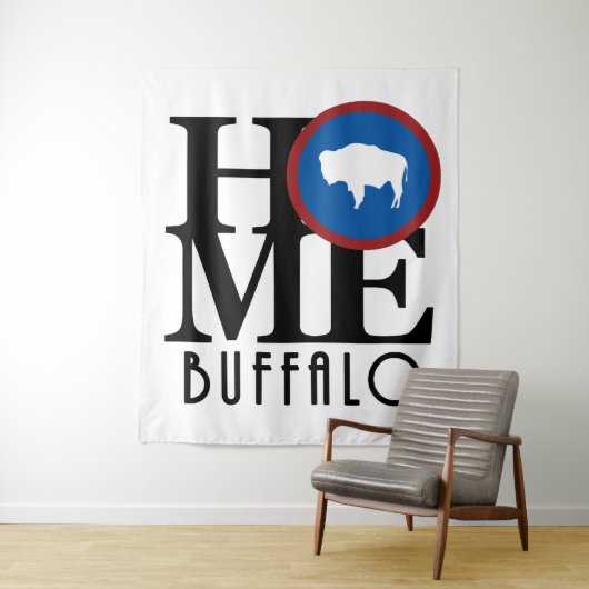 HOME Buffalo Wyoming Wandkleed (In situ)
