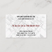 Home Builders Bouwarchitect Visitekaartje (Achterkant)