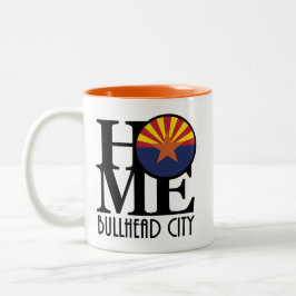 HOME Bullhead City Tweekleurige Koffiemok