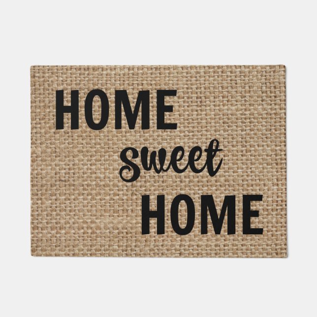 Home Burlap Doormat Deurmat (Voorkant)