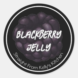 Home Canning Business Blackberry Jelly Jam Label
