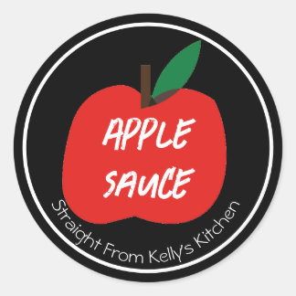 Home Canning Business Pomme Sauce Étiquette modern