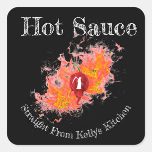 Home Canning Business Reaper Hot Sauce Eten Label
