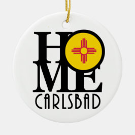HOME Carlsbad New Mexico Keramisch Ornament