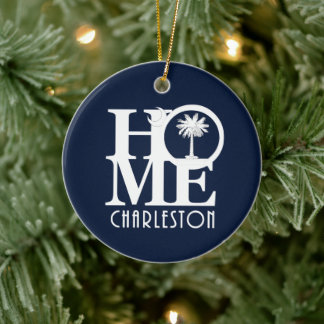 HOME Charleston SC Keramisch Ornament