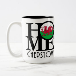 HOME Chepstow Wales 15oz Tweekleurige Koffiemok