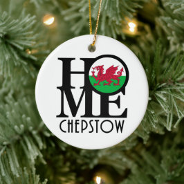 HOME Chepstow Wales Keramisch Ornament