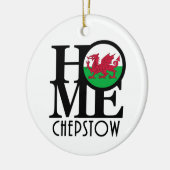 HOME Chepstow Wales Keramisch Ornament (Links)