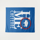 HOME Cheyenne Wyoming Wandkleed (Voorkant (horizontaal))