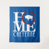HOME Cheyenne Wyoming Wandkleed (Voorkant)