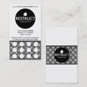 HOME cinder stempelkaart Klantenkaartje (Voorkant / Achterkant)