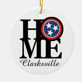 HOME Clarksville TN Keramisch Ornament
