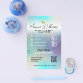 Home cleaning service modern Flyer (Enkel)