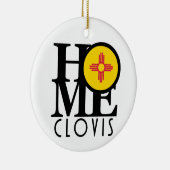 HOME Clovis New Mexico Keramisch Ornament (Rechts)