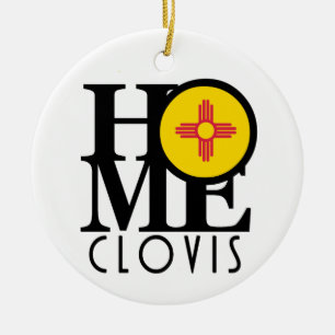 HOME Clovis New Mexico Keramisch Ornament