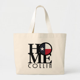 HOME Collin Texas Grote Tote Bag