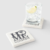 HOME Columbia SC Stenen Onderzetter (Zijkant)