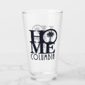 HOME Columbia South Carolina Glas (Achterkant)