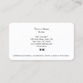 Home Construction Carpenter Visitekaartje (Achterkant)