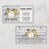 Home Construction Tools | Houtbeton Visitekaartje (Voorkant / Achterkant)