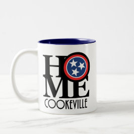 HOME Cookeville Tennessee 11oz Tweekleurige Koffiemok
