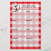 Home Cookin' aangepaste menuplanner (Voorkant)