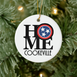 HOME Cookvillle Tennessee Keramisch Ornament
