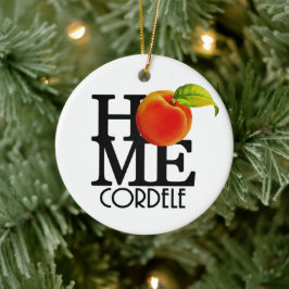 HOME Cordele Georgia Keramisch Ornament