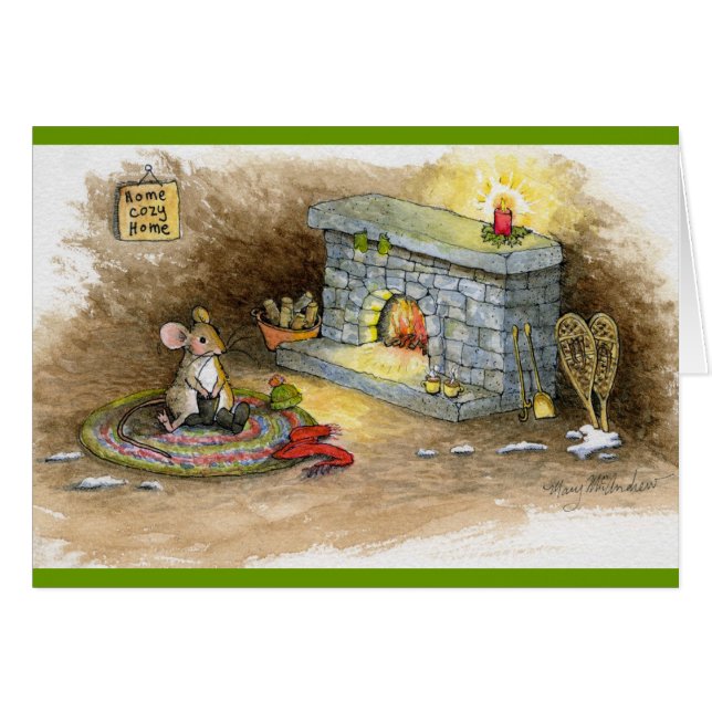 Home Cozy Home-Snowshoe Mouse (Voorkant Horizontaal)