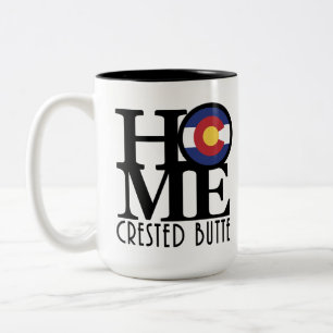 HOME Crested Butte 15 oz Tweekleurige Koffiemok