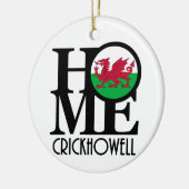 HOME Crickhowell Wales Keramisch Ornament (Links)